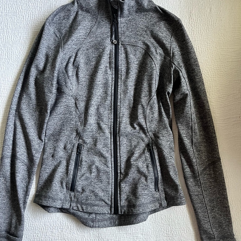 lululemon Heathered Gray Align Jacket, size 8